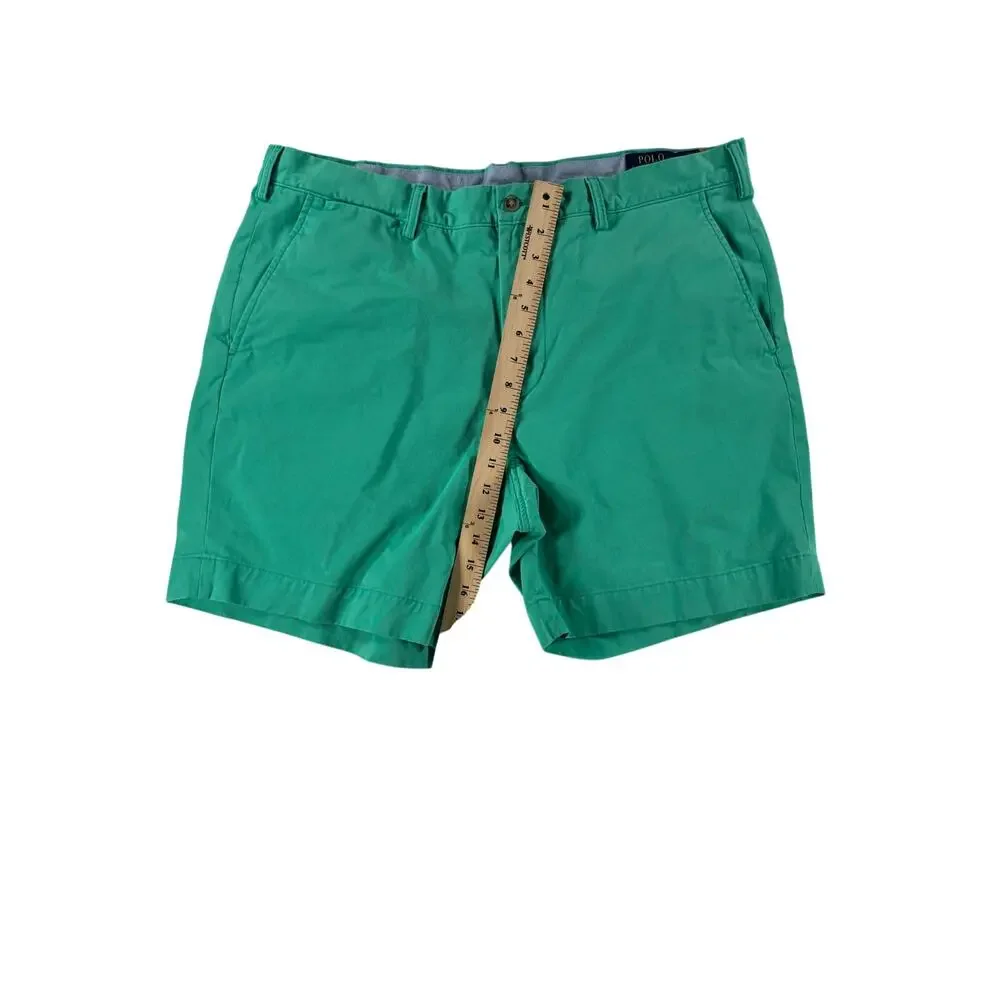 Polo Ralph Lauren Mens Mint Green Straight Fit Chino Shorts READ DESC - Size 38 - Picture 3 of 5